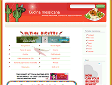 Tablet Screenshot of cucinamessicana.net